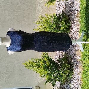 90's silk sequin dress
